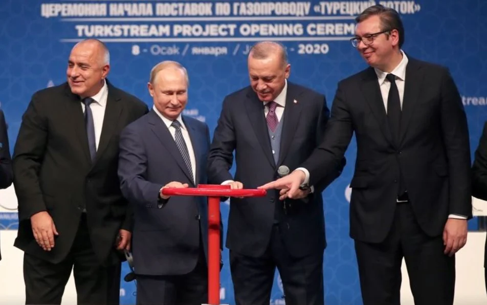 Турски-поток-Борисов-Путин-Ердокан-Вучич печатница