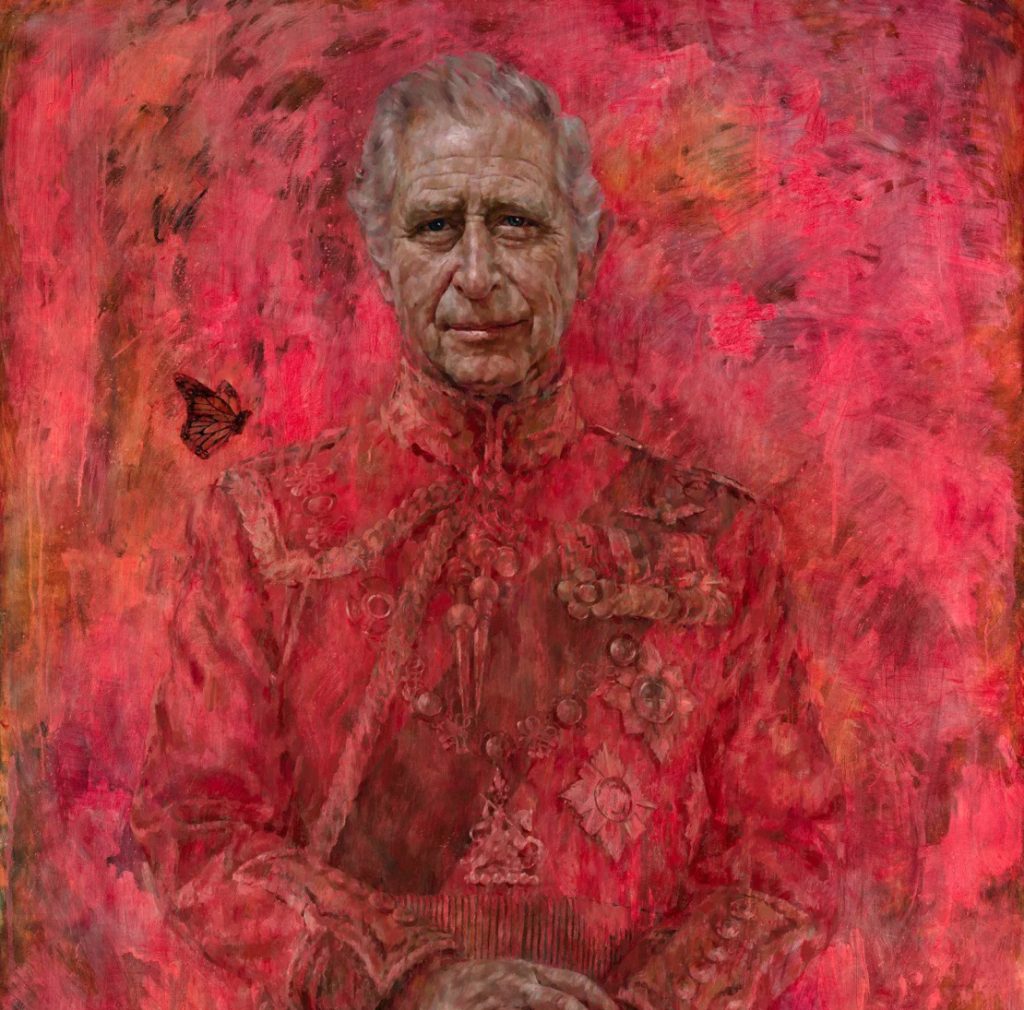 Първият портрет на крал Чарлз след коронацията му се оказва разделителен