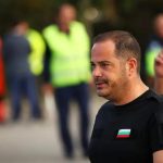 Калин Стоянов се появи на организирания протест в негова подкрепа