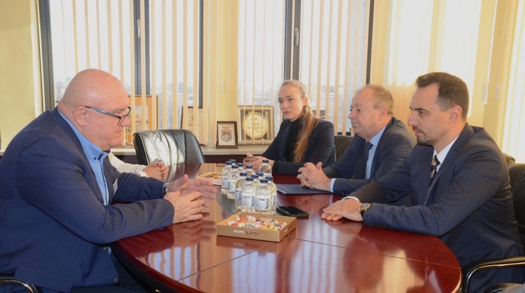 министър на икономиката и индустрията Богдан Богданов във Видин