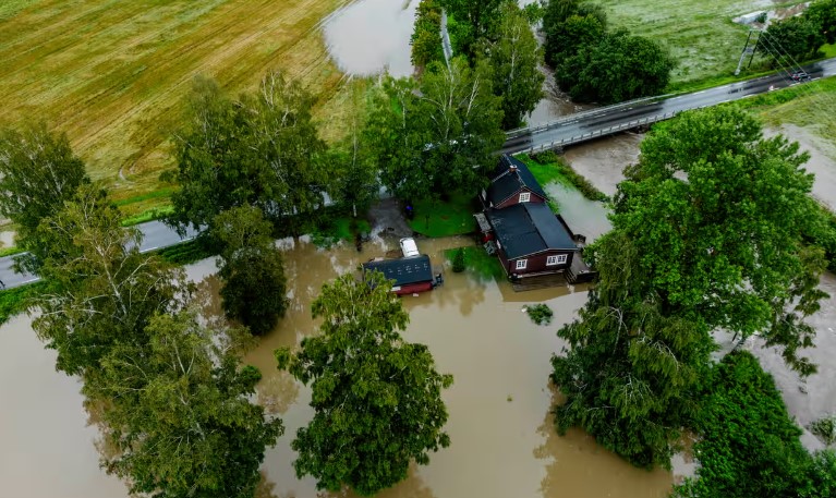 наводнение в Норвегия
