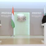 Унгарският външен министър Петер Сиярто и служебният външен министър Николай Милков