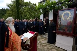 премиерът Главчев манастира „Св. Георги Зограф“ в Света гора