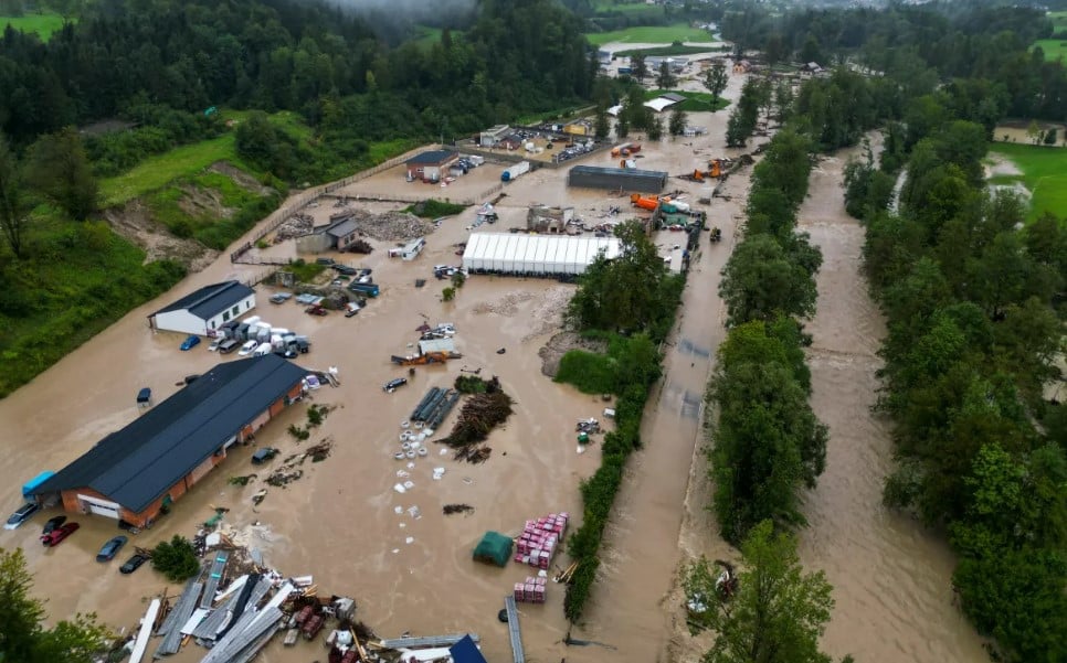 Словения наводнения