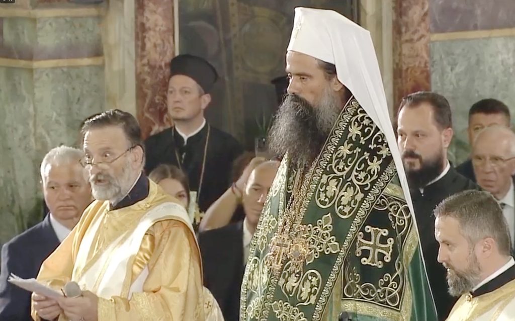 Новоизбраният български патриарх Даниил получи инсигниите - знаците на патриаршеското достойнство